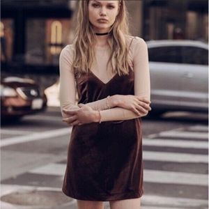 Cotton Candy LA Velvet Mini Dress